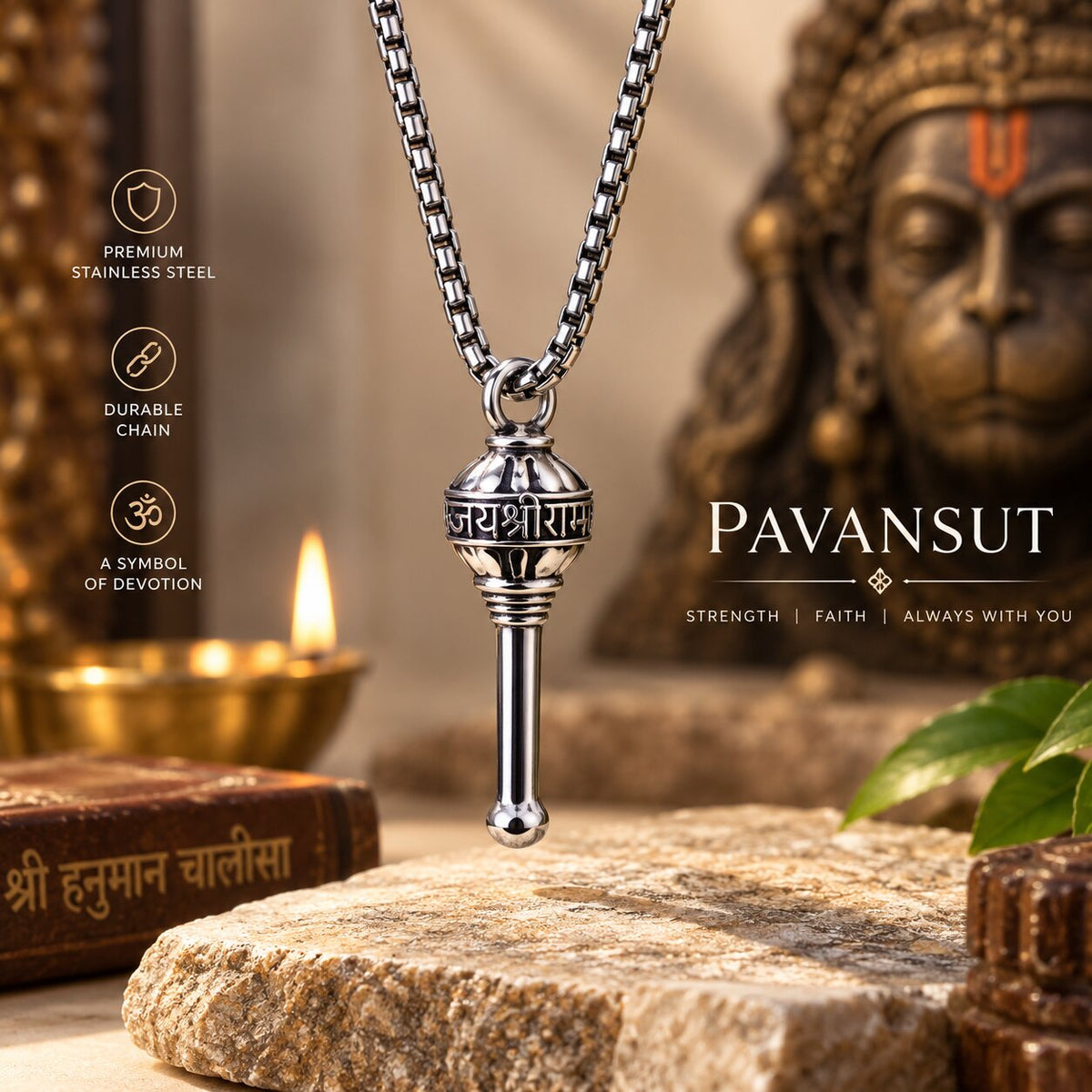 Pavansut Pendant With Chain