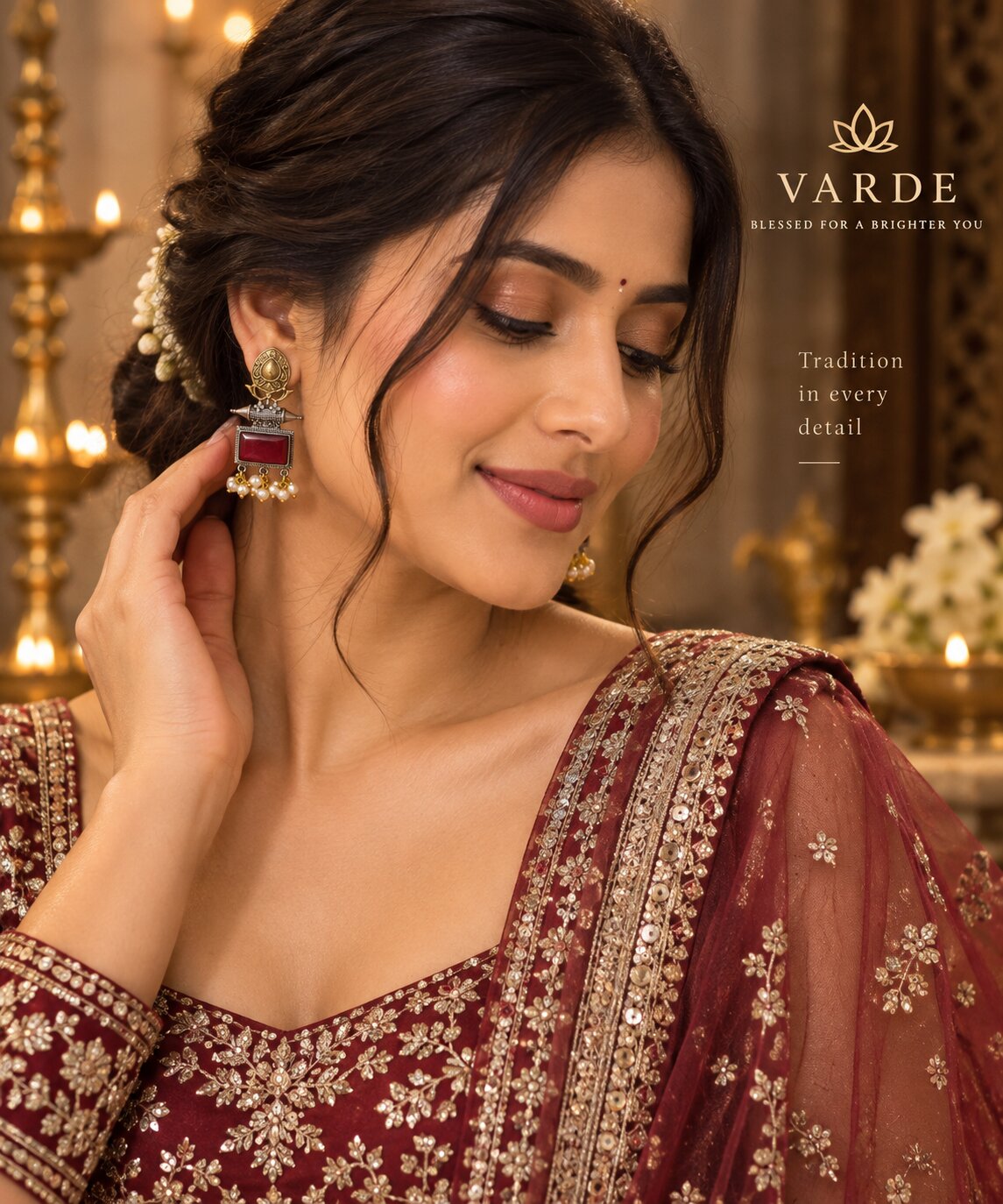 Avantika Moti Earrings