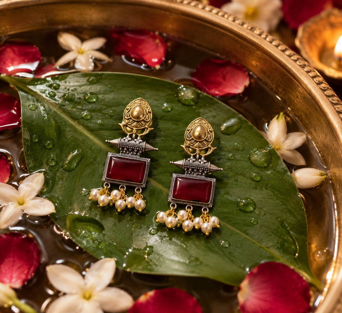 Avantika Moti Earrings