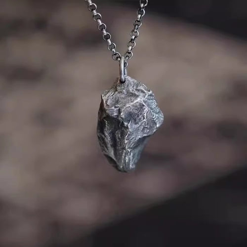 Rudra Shila Pendant with Chain — JwalaDevi Pooja